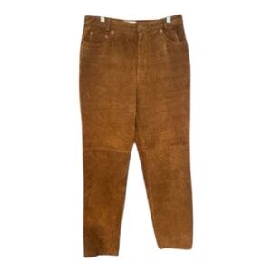 Bagatelle Women’s Brown Suede Leather Pants Lined 30x30 Equestrian‎